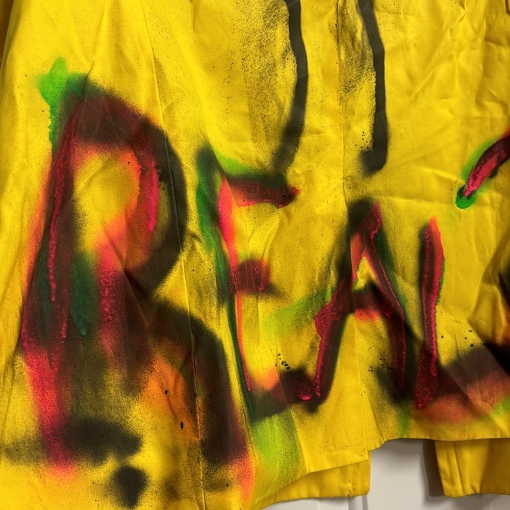 Was It Real? Calvin Klein Yellow Raincoat - Picture 5 of 5